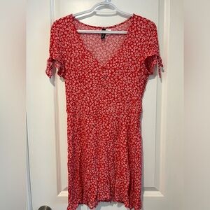 H&M red summer dress